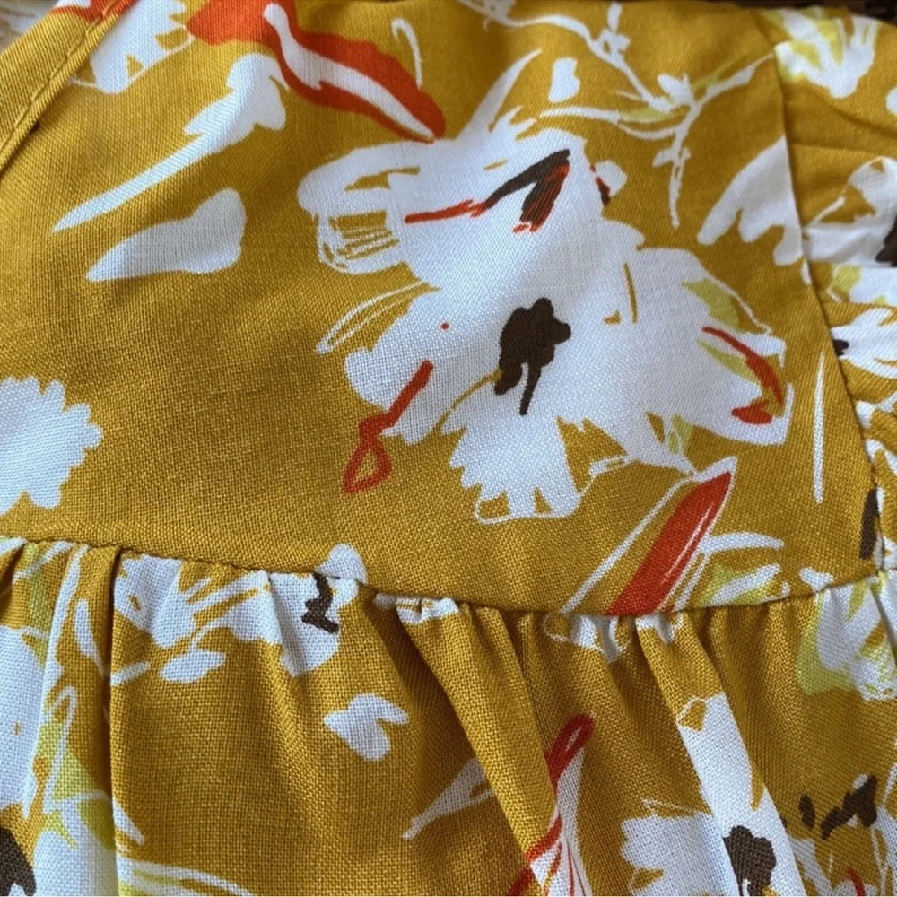 New Comfy Lightweight Boho Floral Tunic Dress - Picture 6 of 6